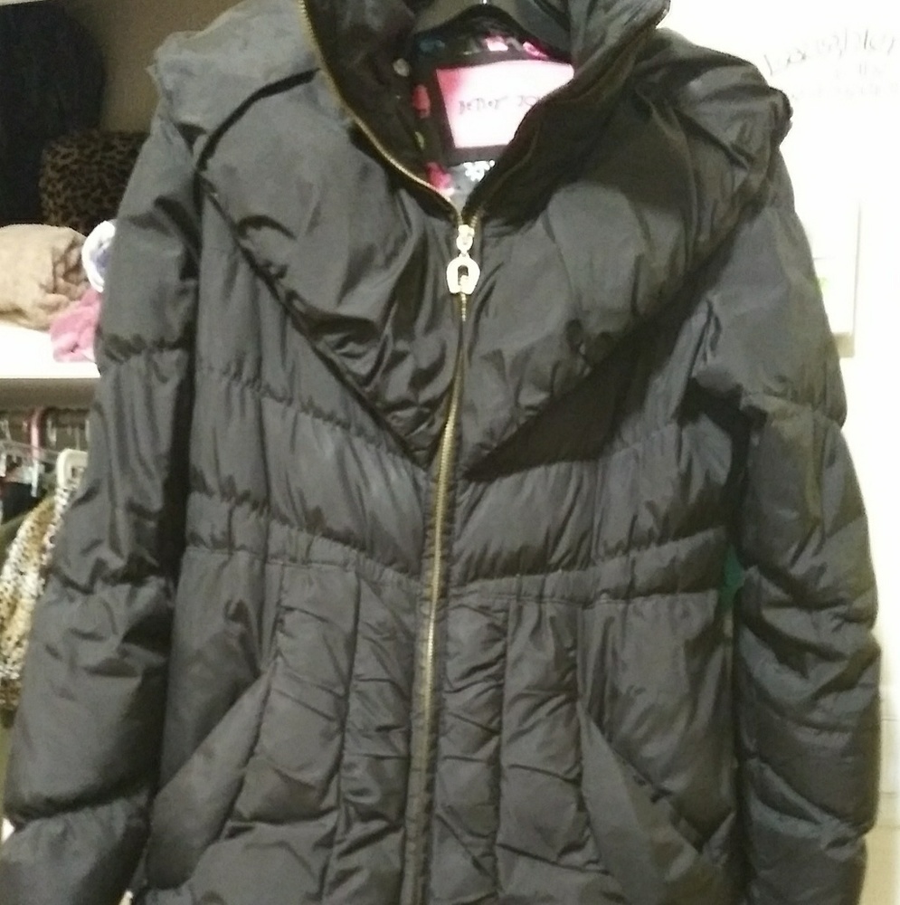 Betsey Johnson down coat
